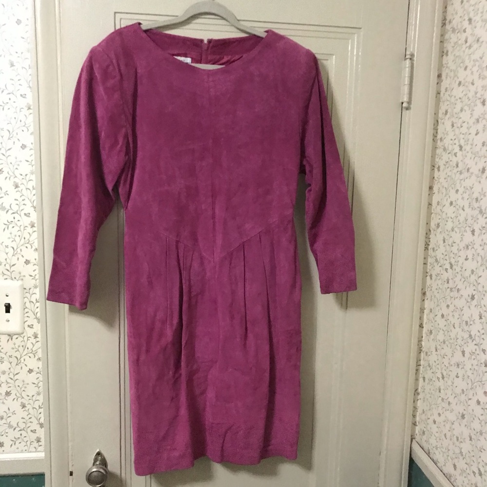 Suede women’s dress